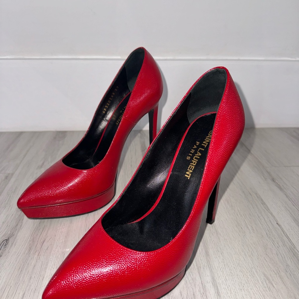 Saint Laurent Red High Heels